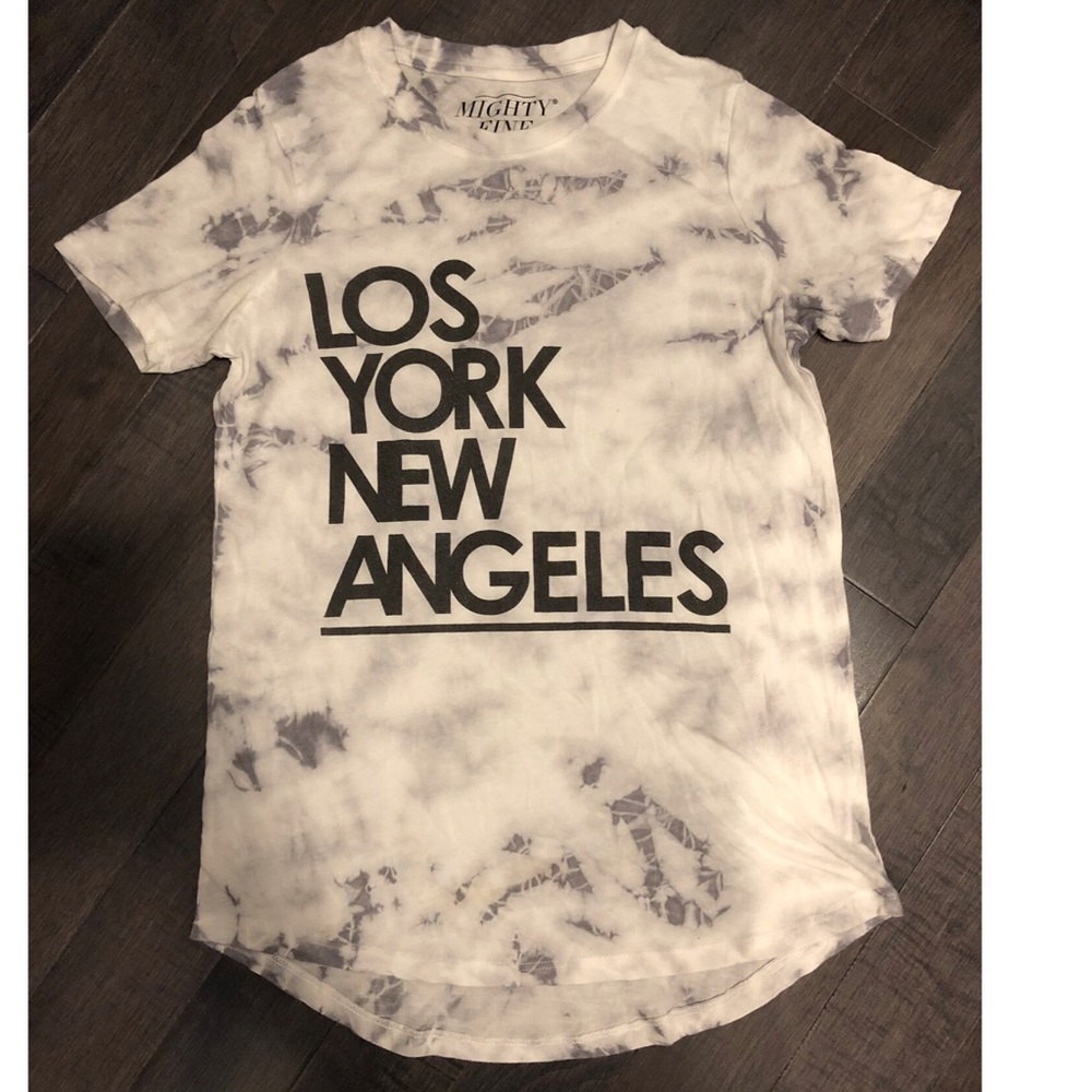 Grey & White L.A. New York T-Shirt